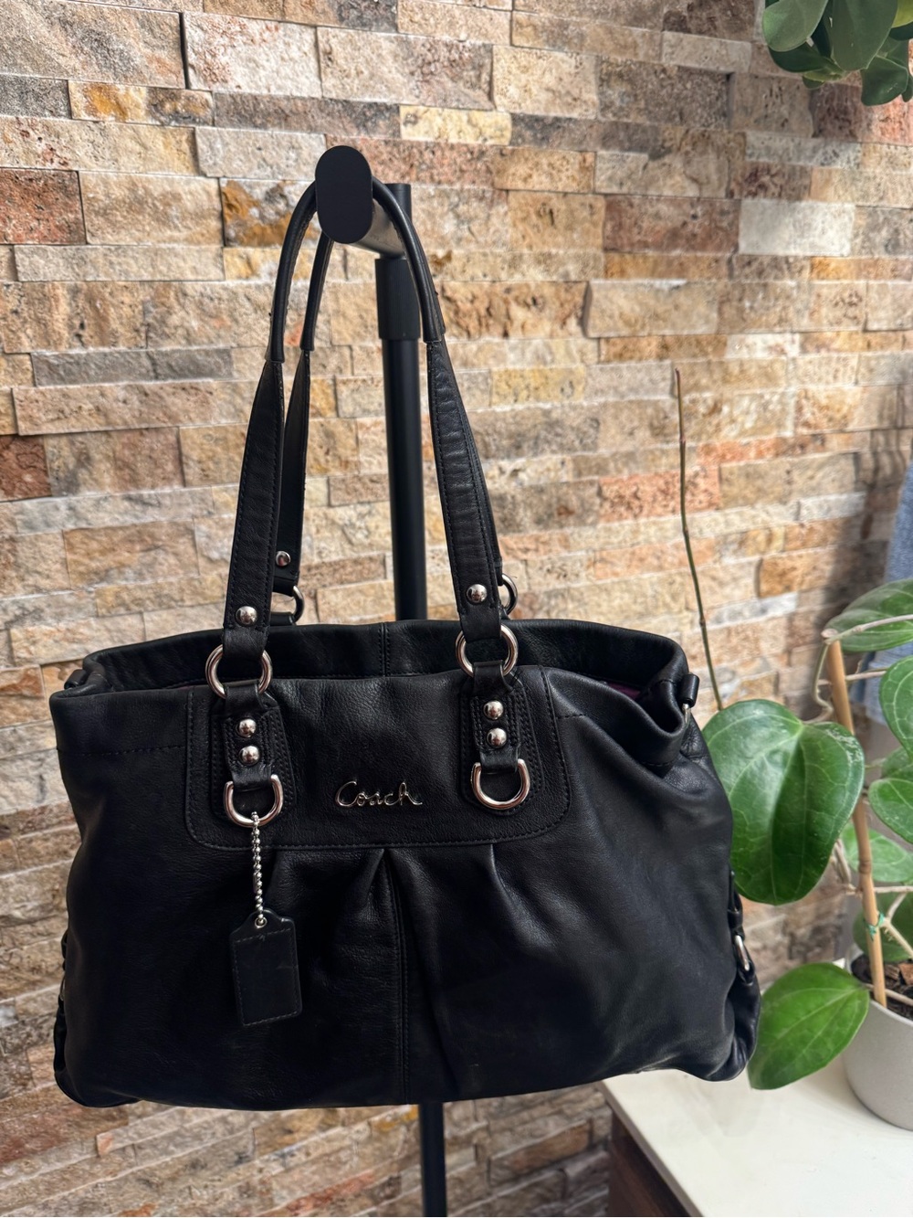 Coach Ashley Soft Leather Carryall Tote